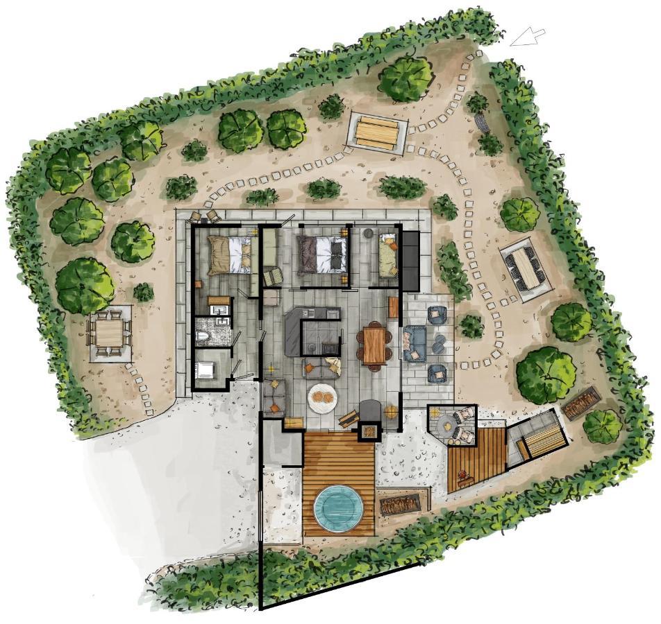 Lodge In Een Bosrijke Omgeving Met Hottub & Sauna Opt Rheezerveen Экстерьер фото